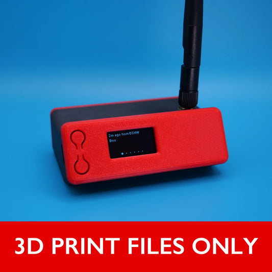 Bender 3D Printable Battery Case for the HeltecV3 and T114 Meshtastic powered LoRA Node (3D PRINT FILES ONLY)