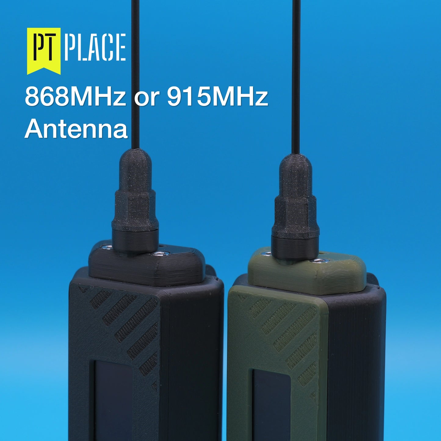 PTPlace 868MHz/915MHz UK/EU/USA Lora 1/4 Wave LORA Meshtastic Antenna