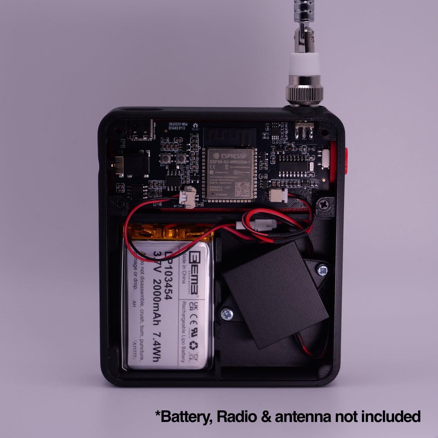 Cubert ATS Mini SI4732 Receiver Multiband Radio Case