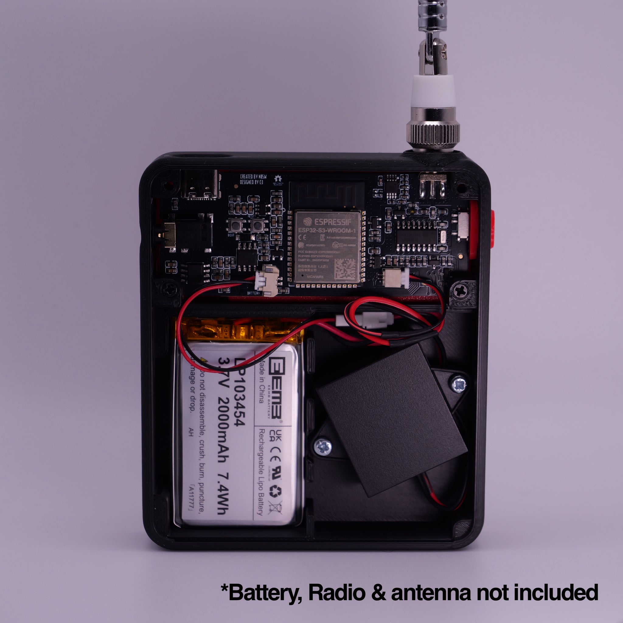 Cubert ATS Mini SI4732 Receiver Multiband Radio Case